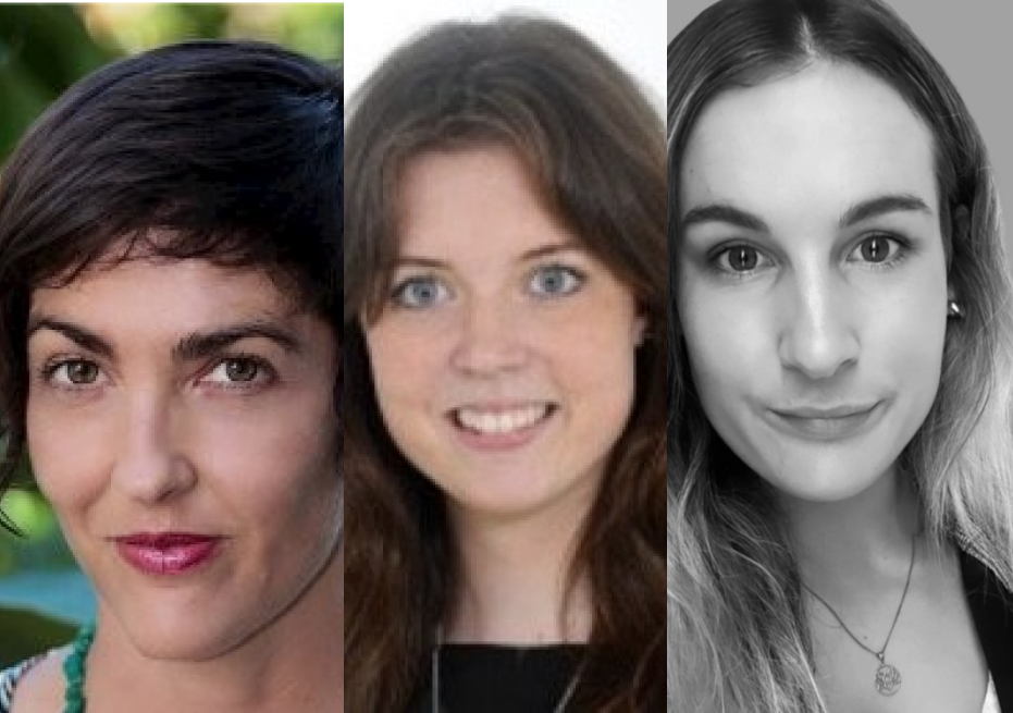 Della Churchill, Rachel Gallagher and Hannah Gossow